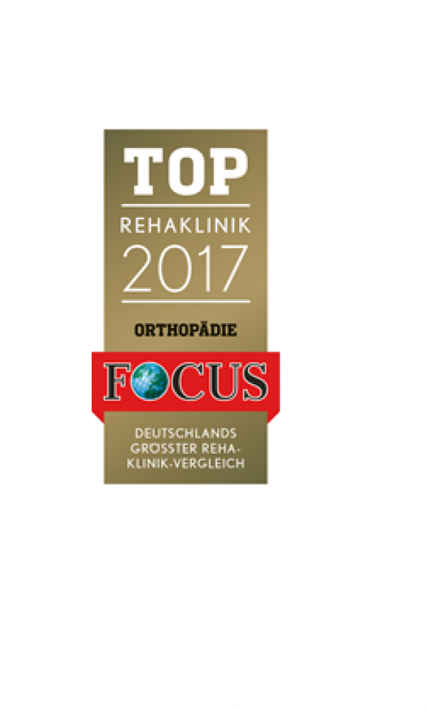 FOCUS Top Rehaklinik 2017 Orthopädie