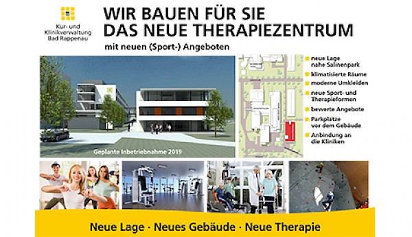Ausblick: „Neugestaltung Therapiegebäude 2019“