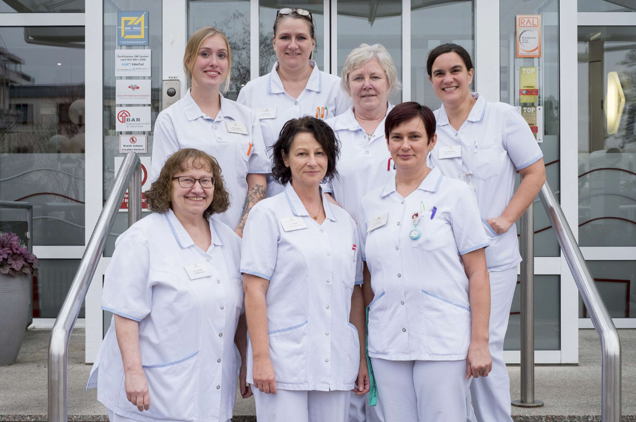 Pflegedienst-Team der Sophie-Luisen-Klinik Bad Rappenau